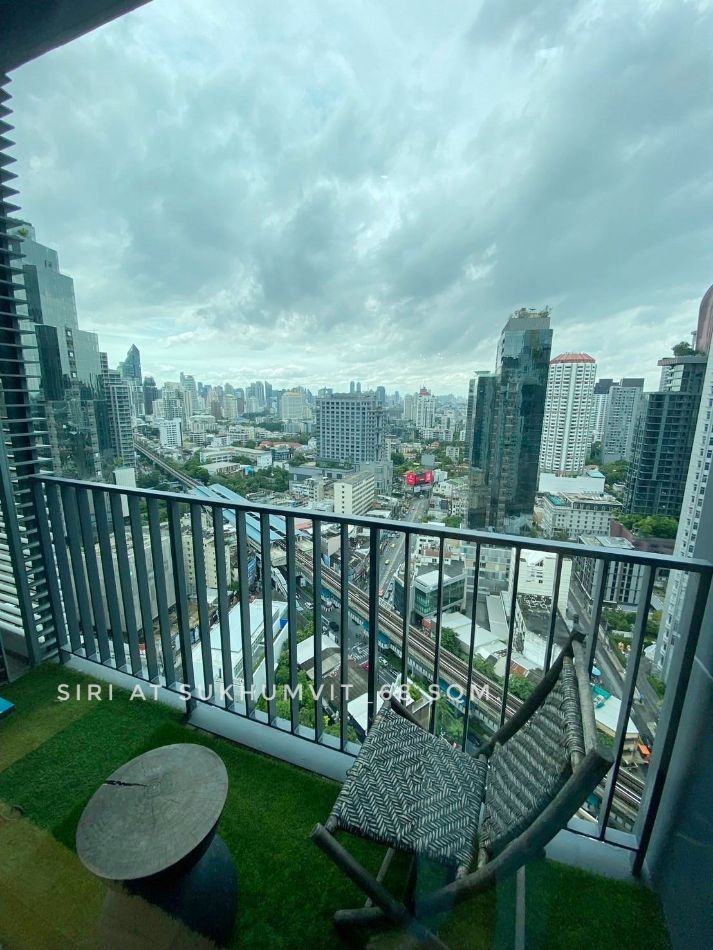 ขาย คอนโด 2 bedrooms city view on high floor SIRI at Sukhumvit (สิริ แอท สุขุมวิท) 68 ตรม. very good